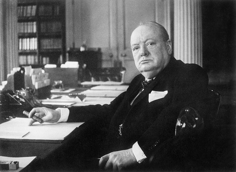 Churchill before his retirement.