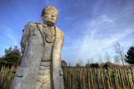 Shot at Dawn Memorial at the National Memorial Arboretum