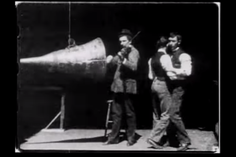 Watch 2 Men Waltz in the First Experimental Film With Sound 