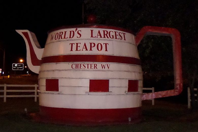 Why does WV have a giant teapot?