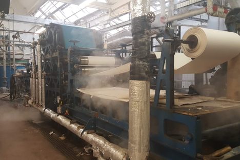 Fourdrinier No.4 in action