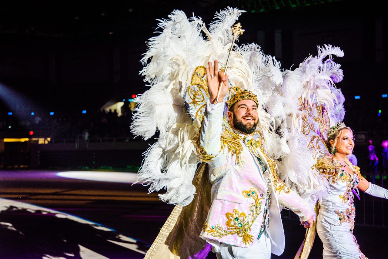 The procession at the Royal Gala is beautiful, festive, and distinctly Southwest Louisiana.