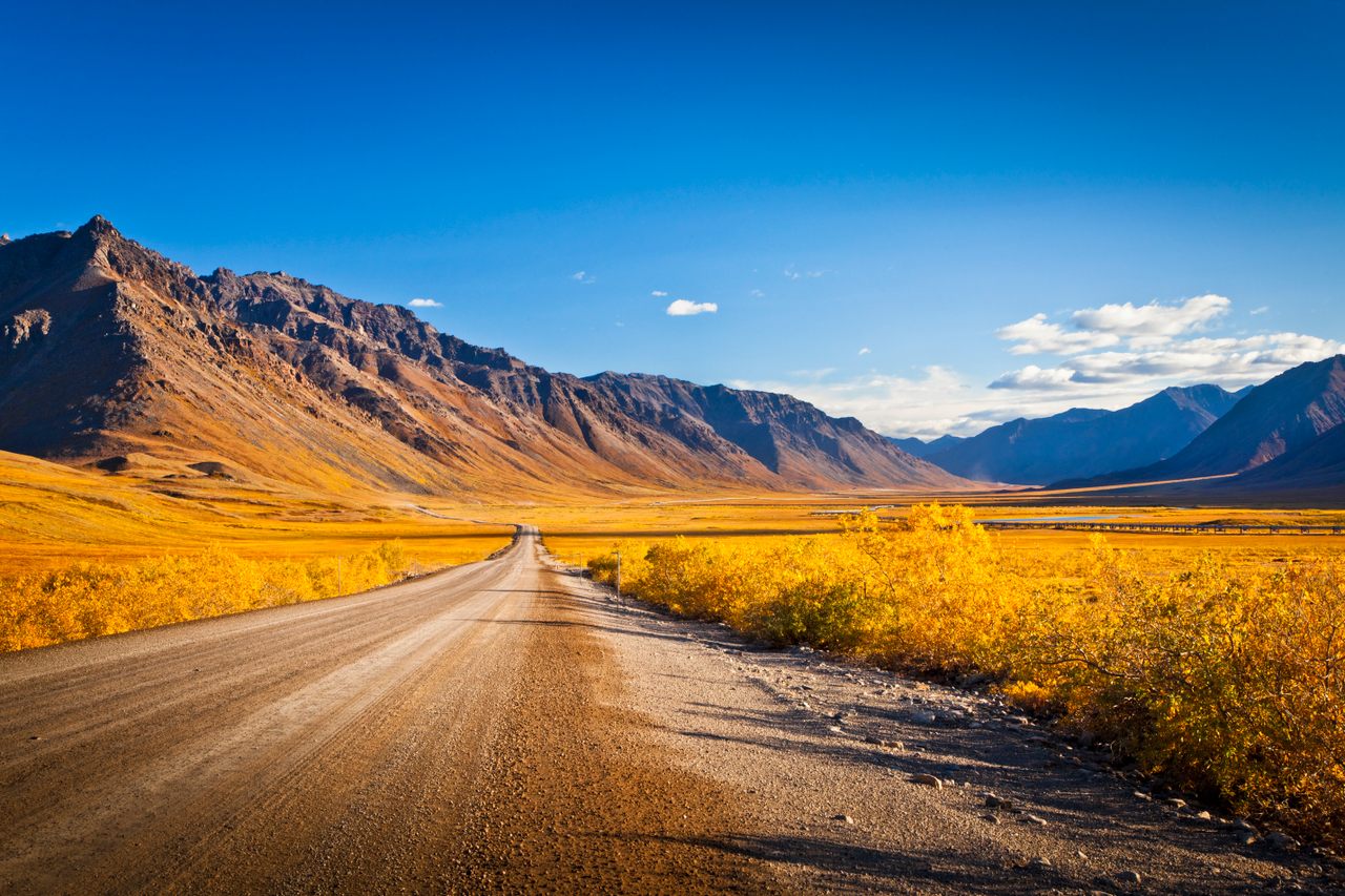You might be on your own for a while on these roads less traveled, as seen on the Dalton Highway.