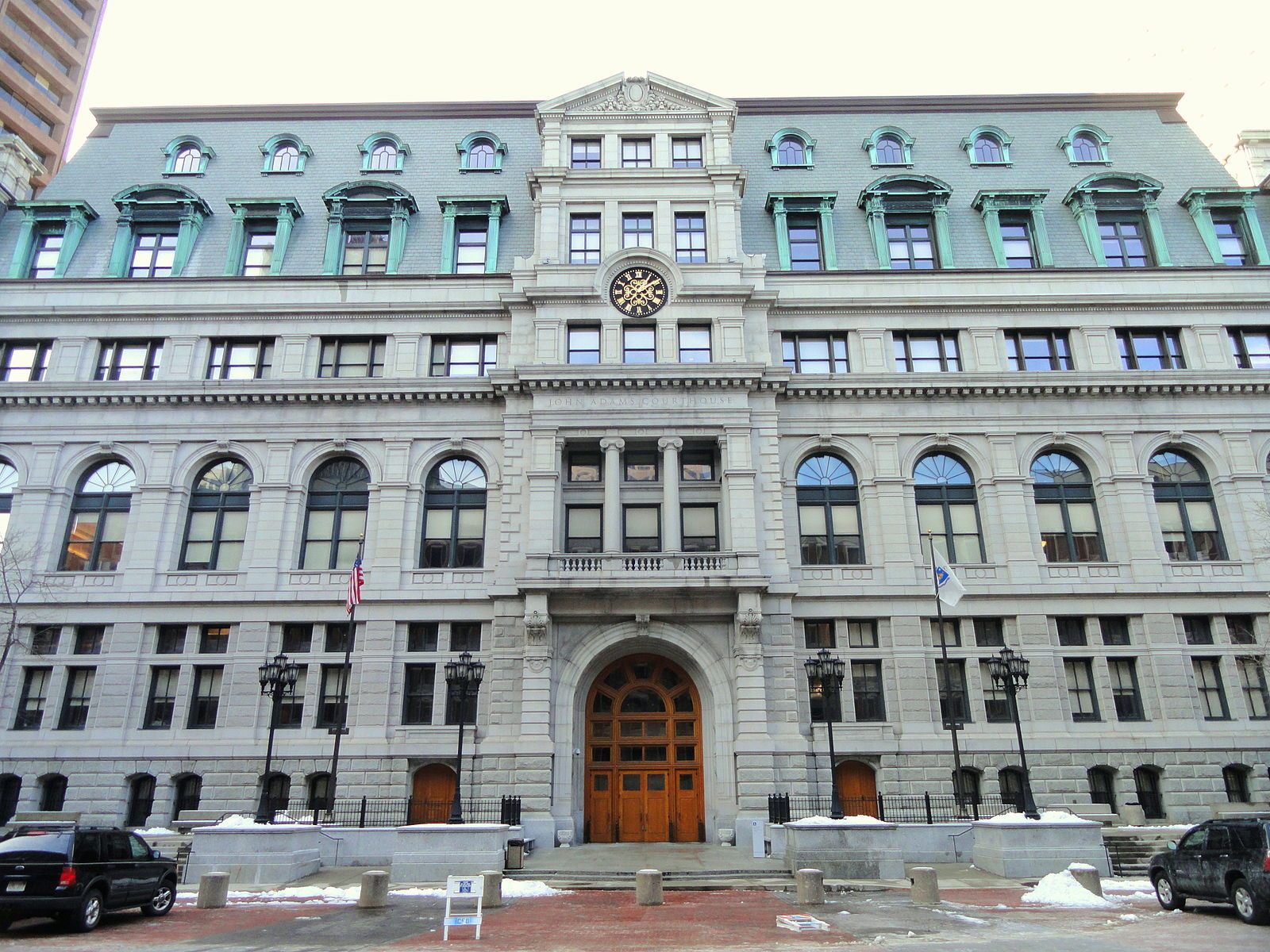 The John Adams Courthouse in Boston.