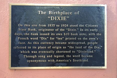 The plaque.