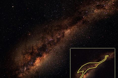 Outline of the emu in the sky