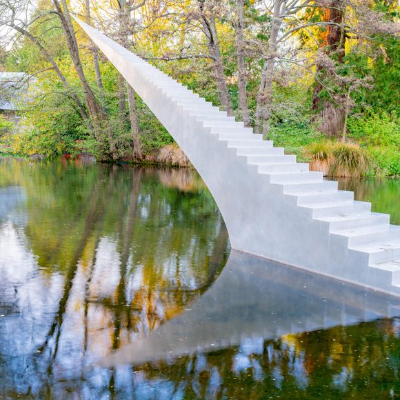 A 'Staircase to Heaven' Installation Ascends into the Sky as a