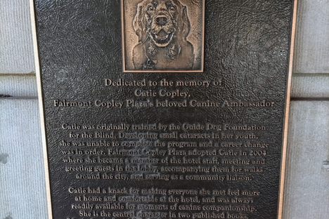 Catie Copley Memorial Plaque