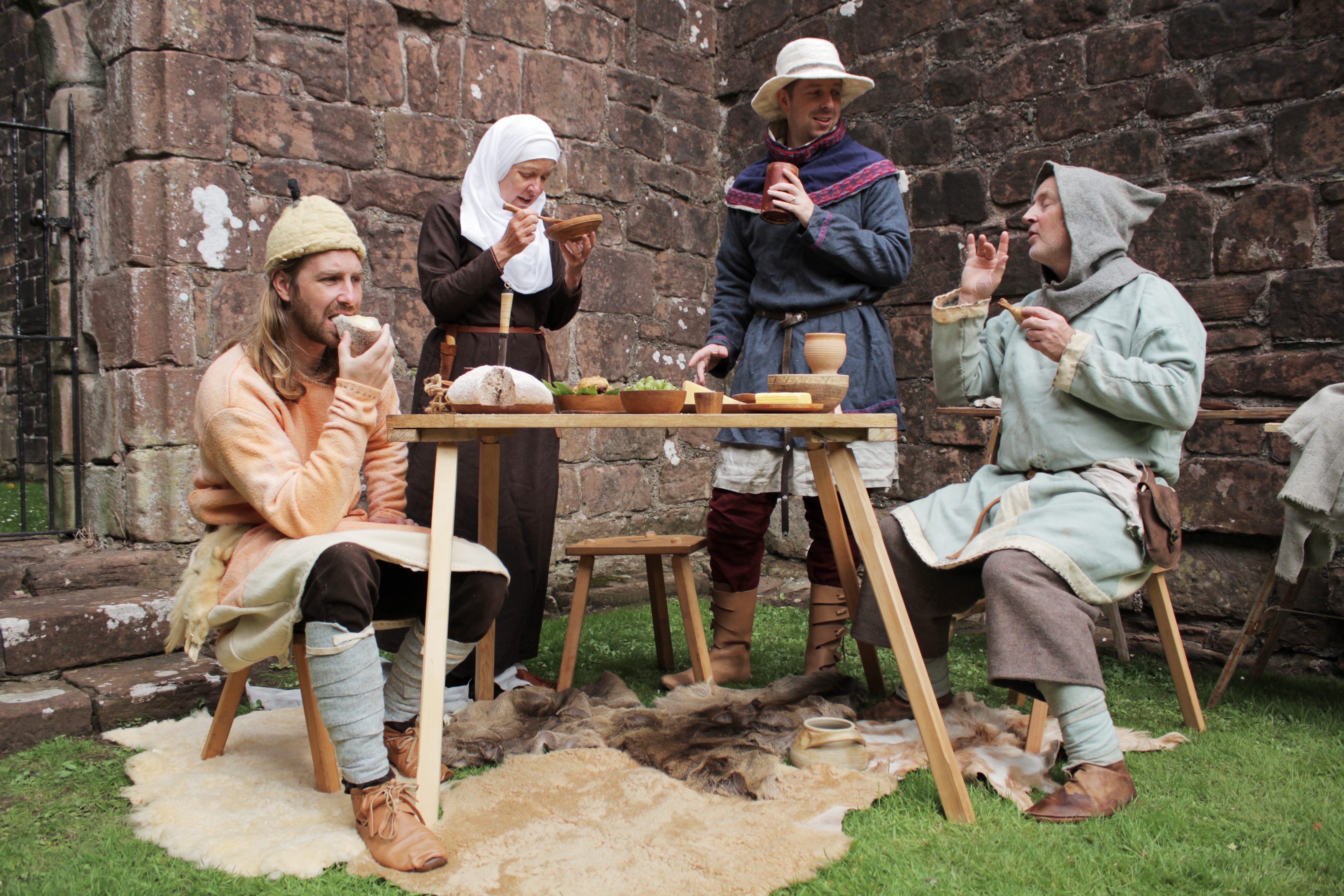 The Iron Shepherds reenact life in 12th-century Cumbria, a region spared much of the tumult characteristic of the century.