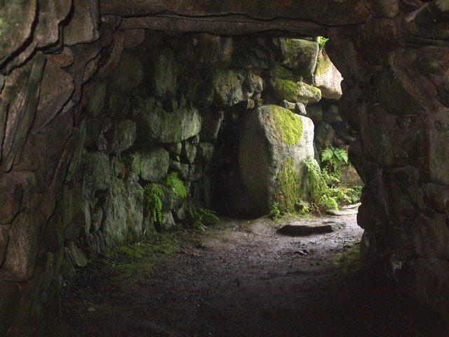 Near a <em>fogou</em> entrance, West Cornwall.