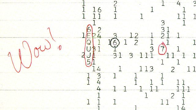 The Wow signal.