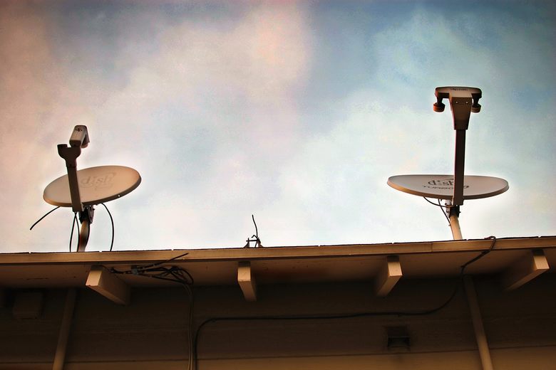 Ways to hide top a satellite dish