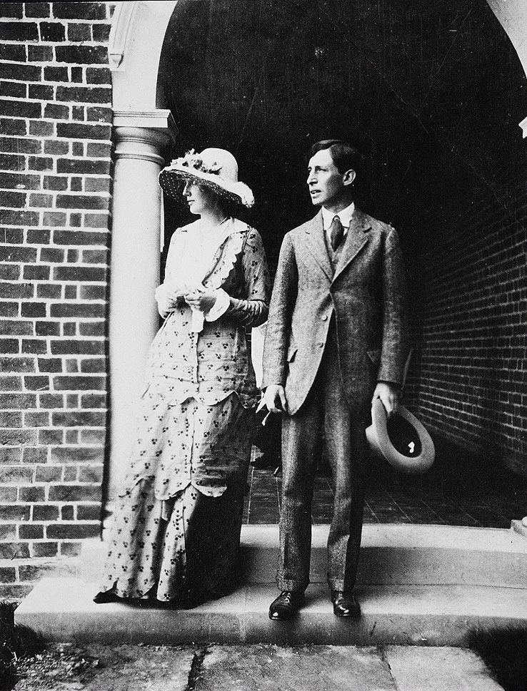 Virginia and Leonard Woolf's engagement photo, 1912.