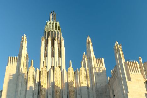 The Art Deco architecture.