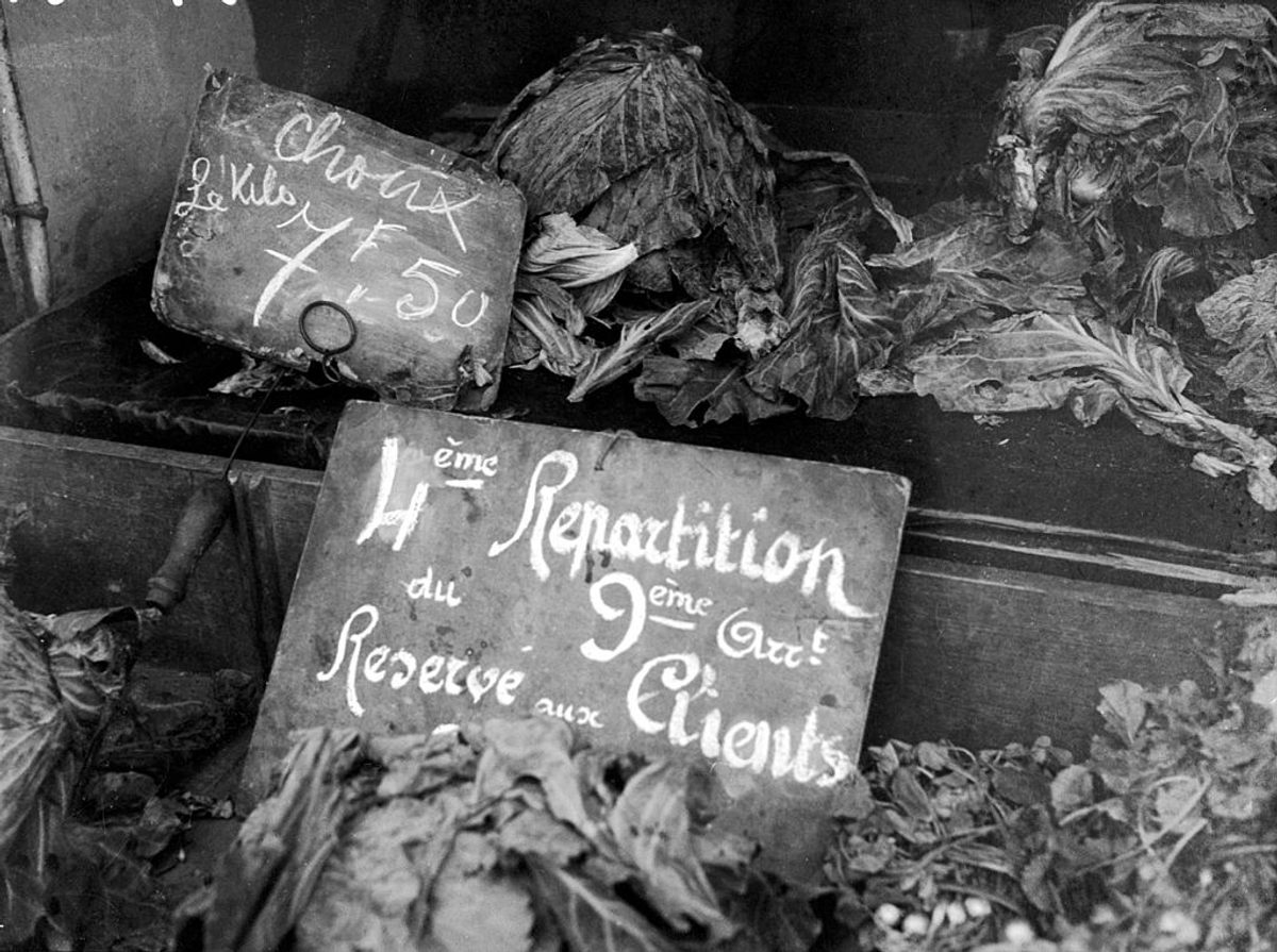 With food shortages, heartier vegetables became vital to survival.