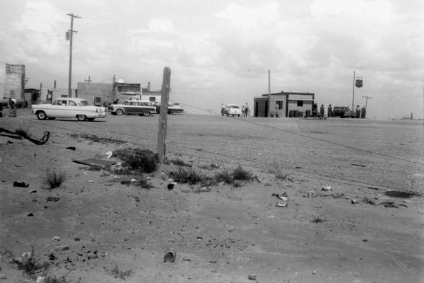 Private businesses along Route 66 saw their share of littering.