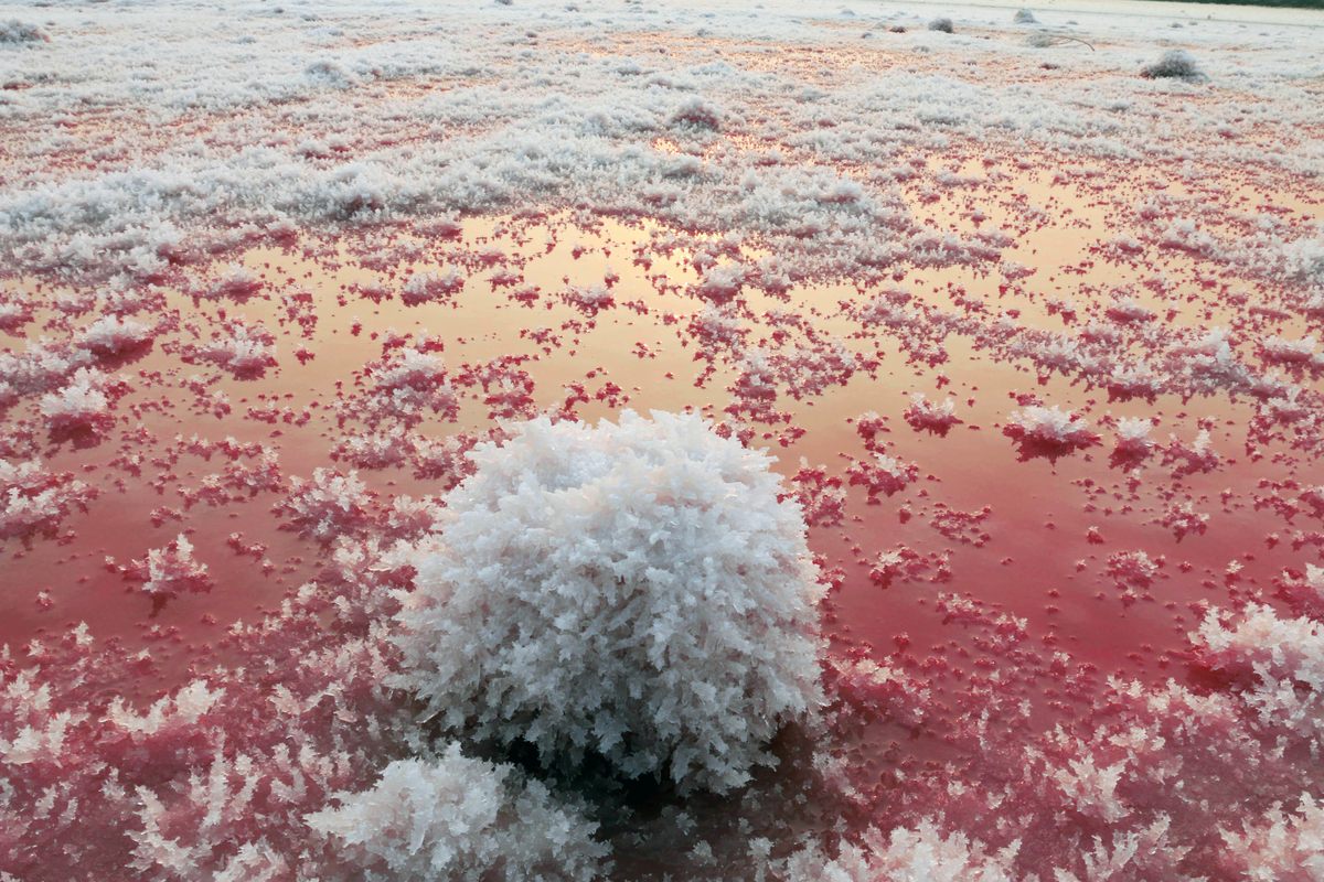 The lake and its salt trade are so important to locals that they built temples to salt gods.