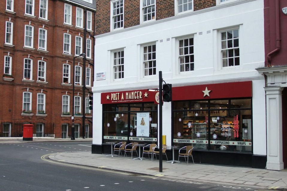 Pret A Manger in London.