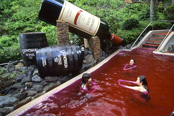 The Red Wine Spa. 