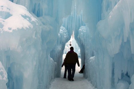 Explore the Most Dazzling Palaces of Ice, Handmade from Thousands of Icicles