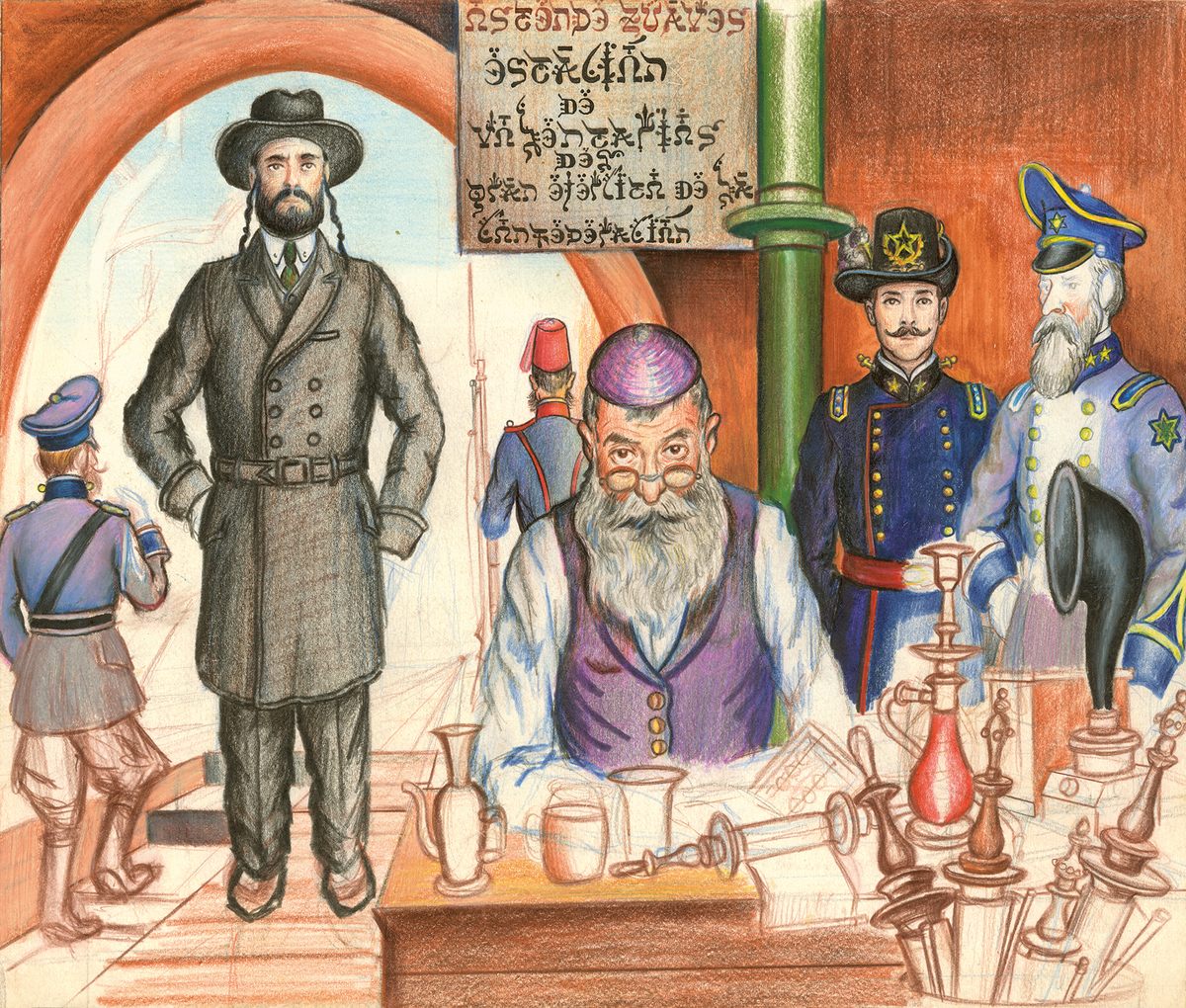 A meeting of revolutionaries in New Serbia.