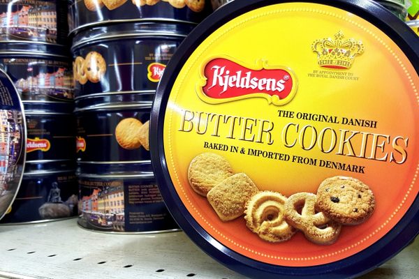 Commercial jingles promise that “Danish blue tin cookies always impress.”