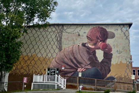 One Blue Sky Mural