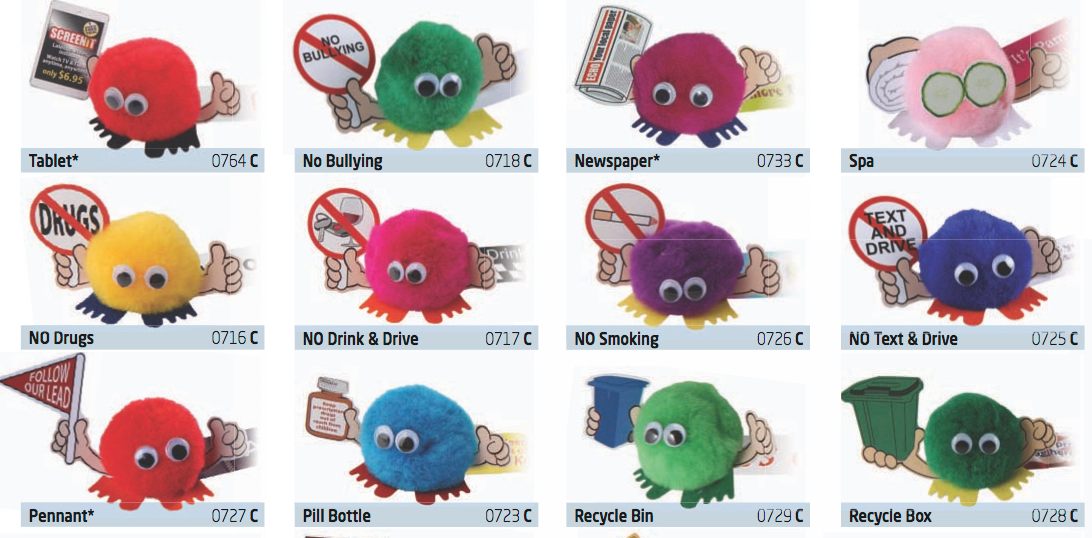 A sample of the current Weepuls catalogue.