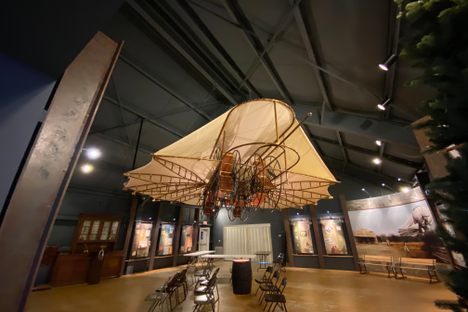 Exhibit hall for the Ezekiel Airship