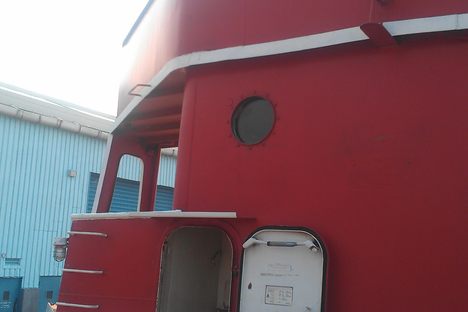The door on a ship is called a port.