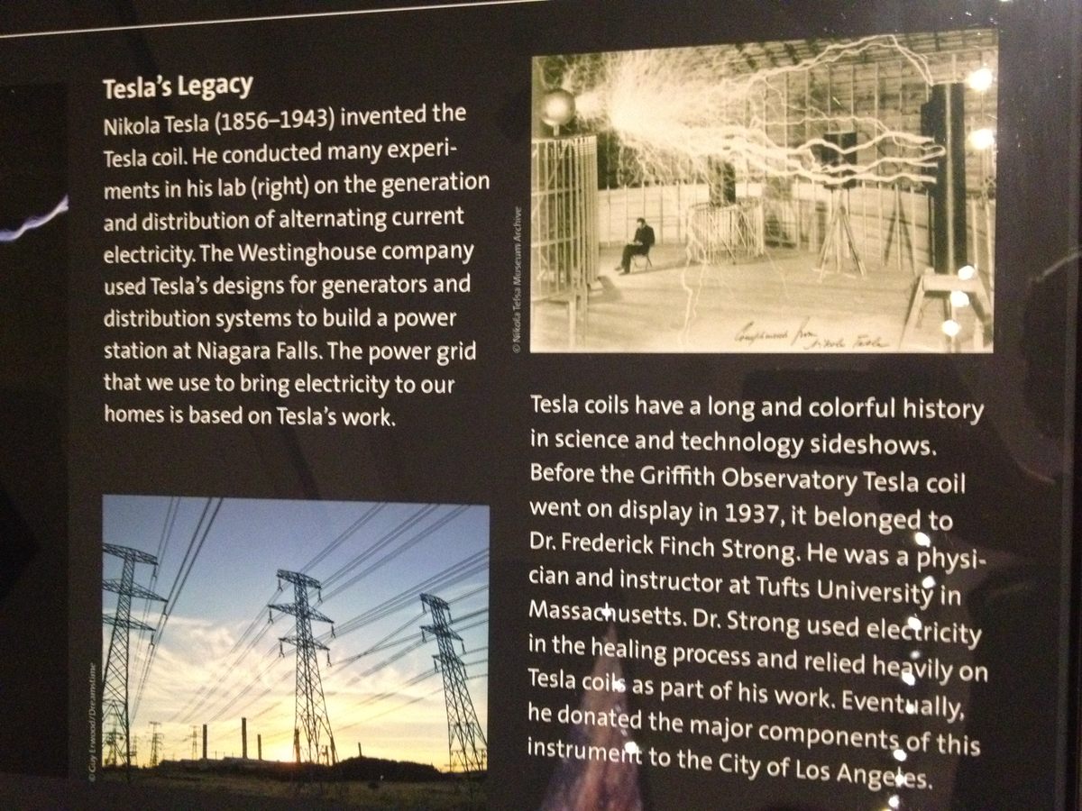 Griffith Observatory's Tesla Coil – Los Angeles, California - Atlas Obscura