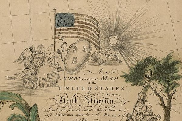 The First Map of the United States