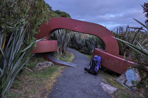 Chain Link Sculpture around the Rakiura Track