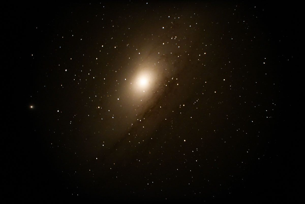 The desert's location offers views of both the northern and southern night skies.