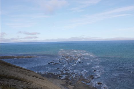 In Svalbard, Norway, a Triassic channel still extends from an outcrop. 