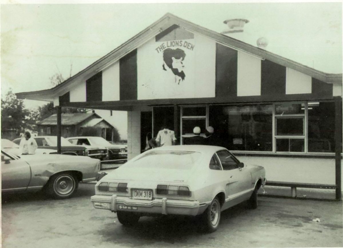 The Lion's Den in Clarendon, 1976.