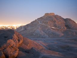 The Tower of Silence in Yazd 
