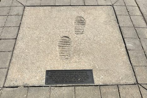 Moonprints in Cement
