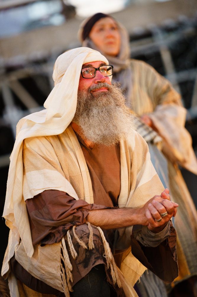 Actor Matt Blewett played the role of Peter the Disciple, one of only a few characters in the modern version of the play to speak Cornish. “I slipped in a bit more Cornish than there was in my original script,” he admits.