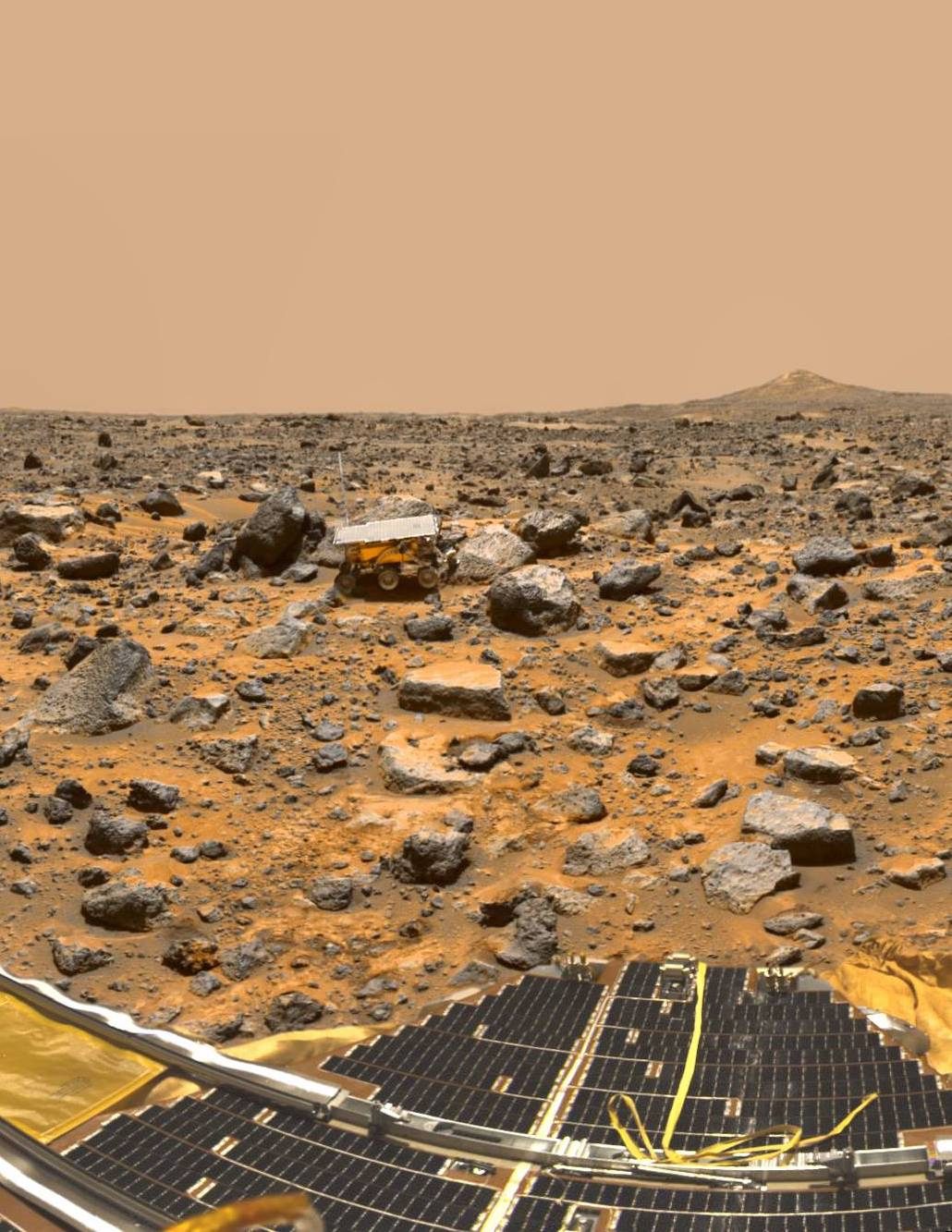 The <em>Pathfinder</em> touched down on Mars on July 4, 1997.