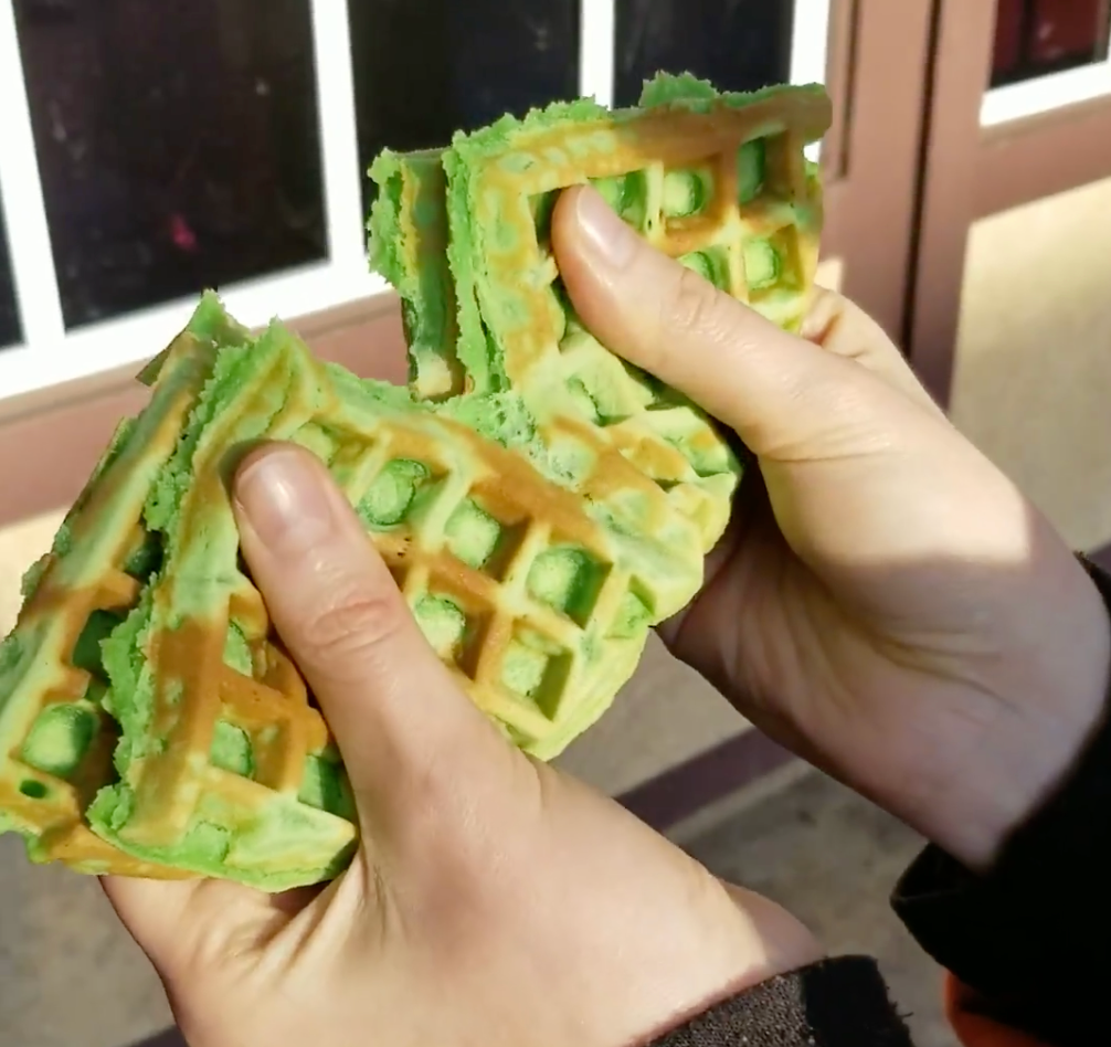 Follow your nose to San José’s pandan waffles.