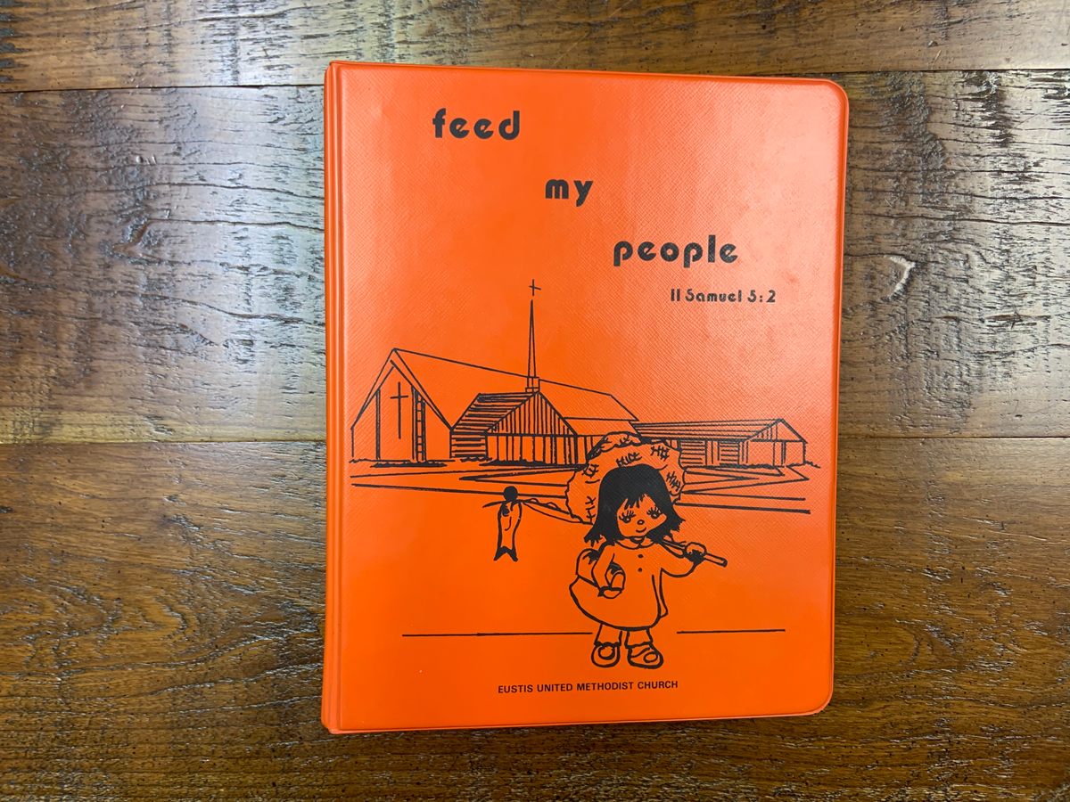 Each section of "Feed My People" by the United Methodist Church of Eustis, Nebraska, focuses on a particular food group and Bible verse.