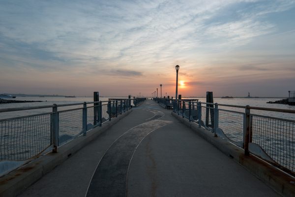 View from the pier