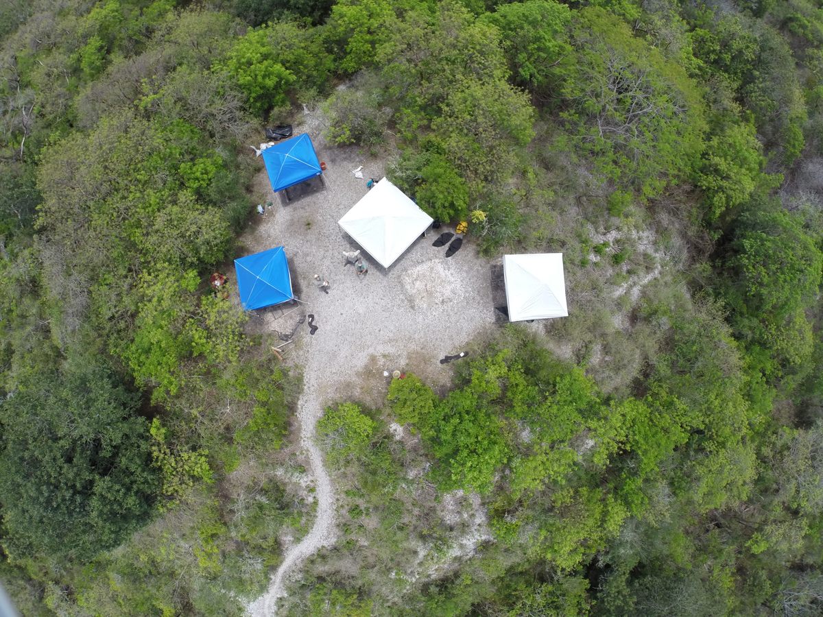 In 2017, a team of archaeologists and other researchers identified the former site of Mound Key's grand hall on the 30-foot-tall summit of the artificial island.