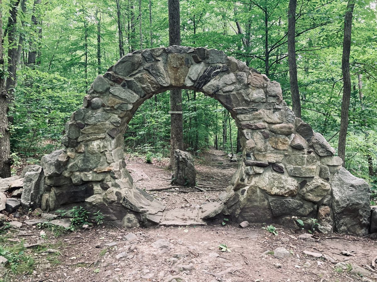 Columcille Megalith Park in Bangor, Pennsylvania