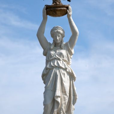 The boll weevil monument is a grand celebration of a tiny critter.