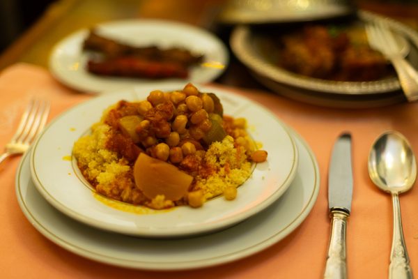 The hand-rolled couscous is worlds away from the stuff in the box.