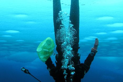 Russian Team Sets New World Record for Deepest Ice Dive