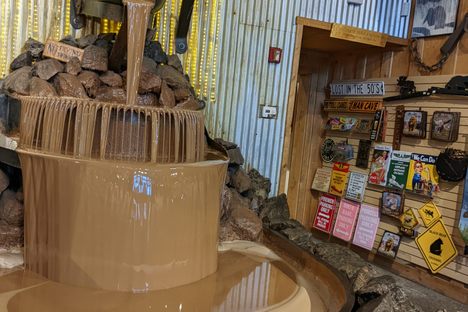Worlds Largest Chocolate Waterfall