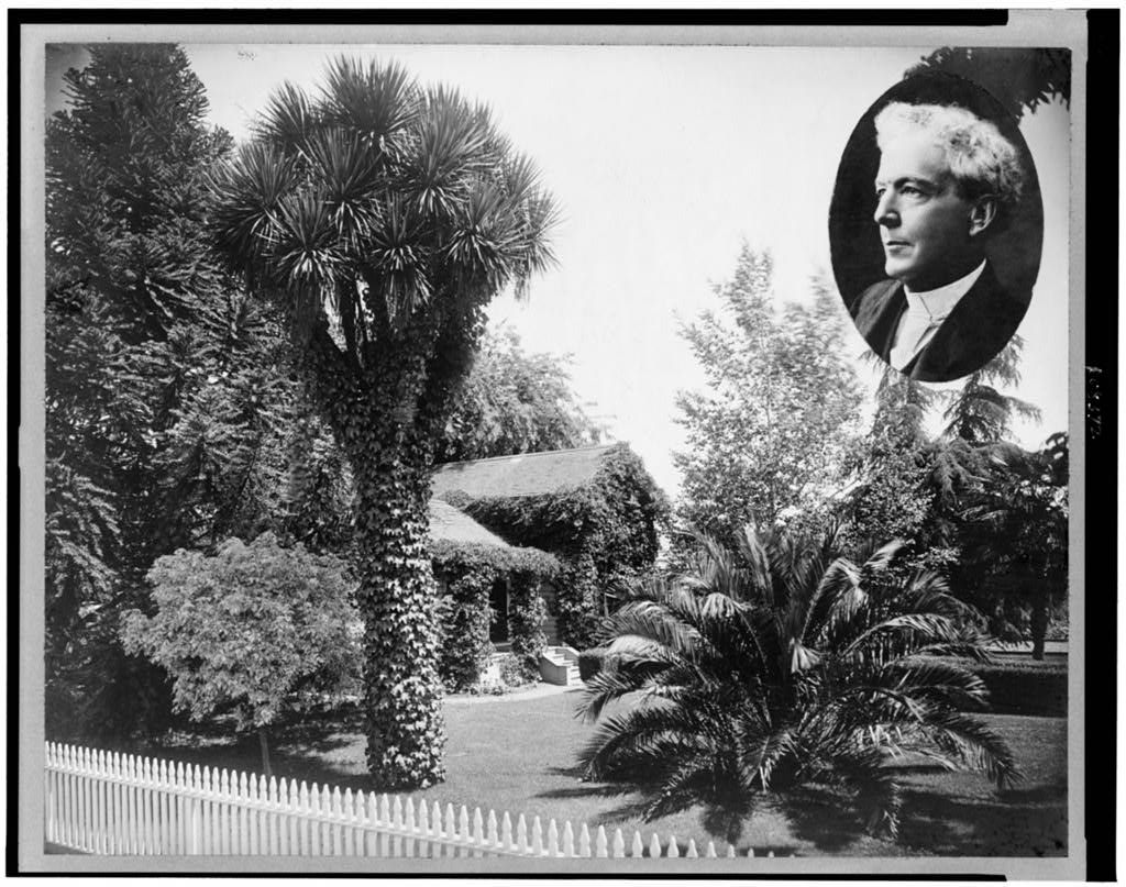 Burbank's home, as it appeared in 1907.